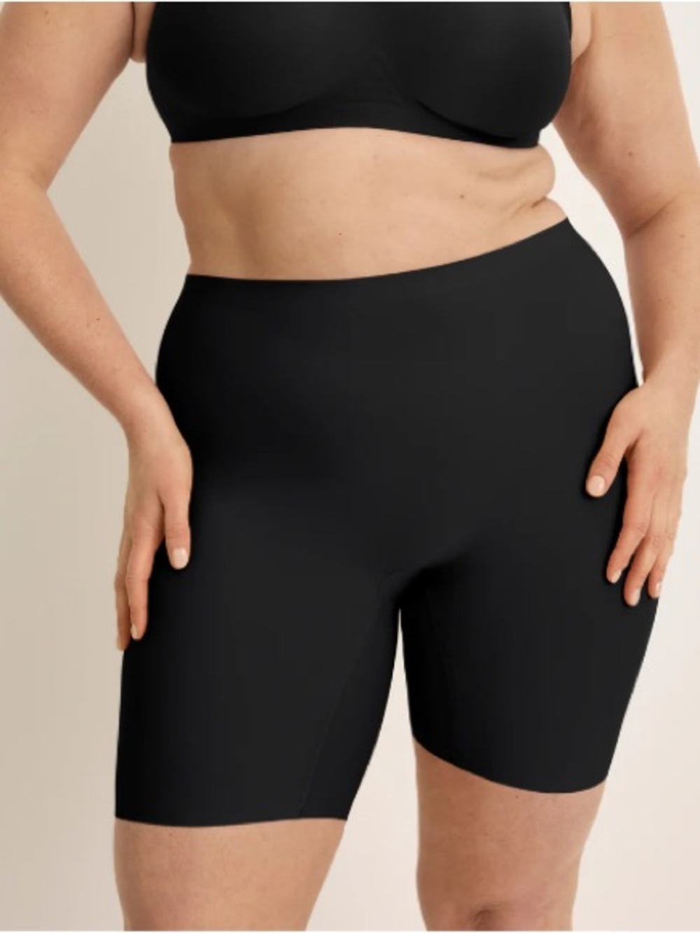 knix black  6" Thigh Saver Short Brand New in Packaging, no compression